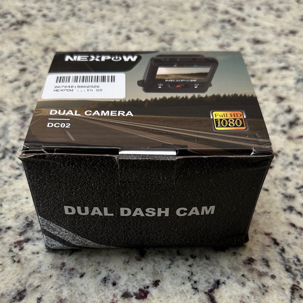 Nexpow Dual Dash Cam - Black